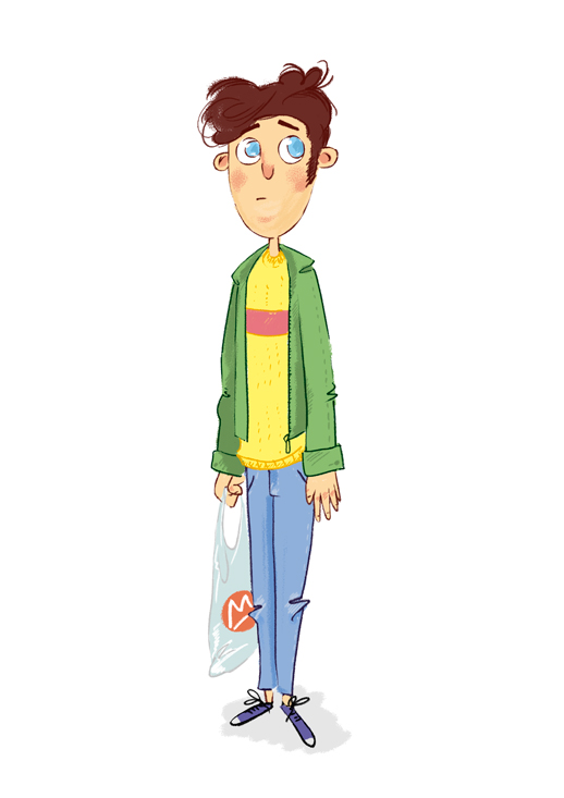 Creación de personaje para libro ilustrado infantil juvenil